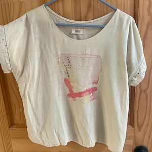 Tony Chestnut Watercolour Blouse